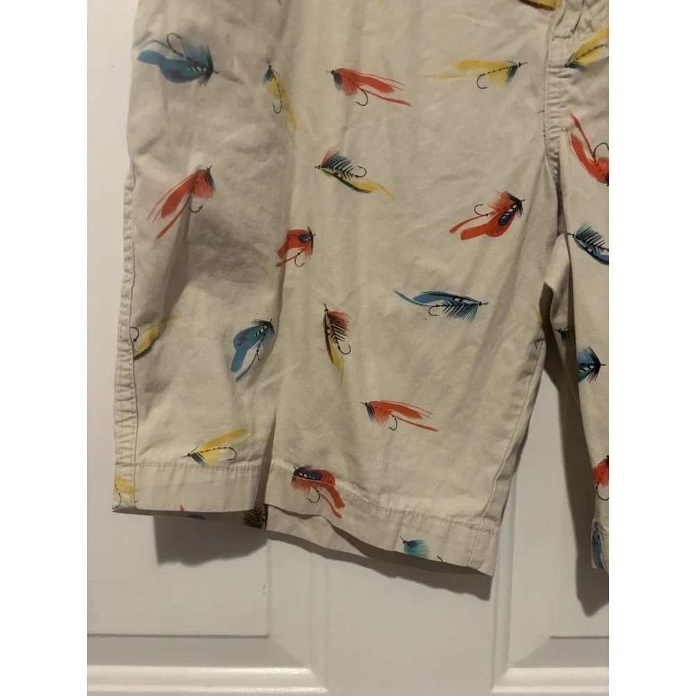 Magellan Shorts Men's Outdoor‎ Fishing Lures Hiking Chino Red Blue Size 34